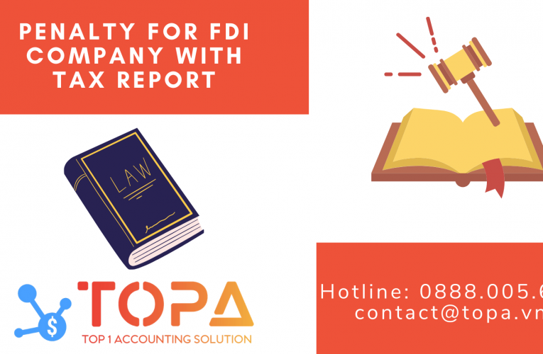 Tax Report Filling for FDI Company : Penalty & Fines