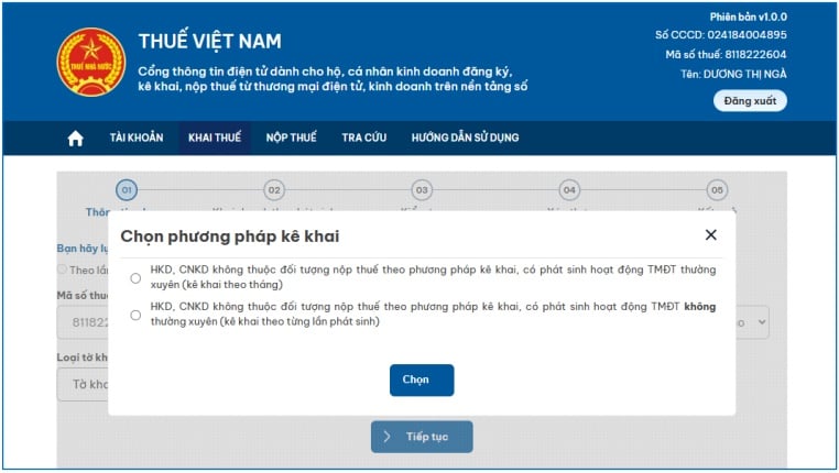 Guide for individuals doing e-commerce business to declare tax