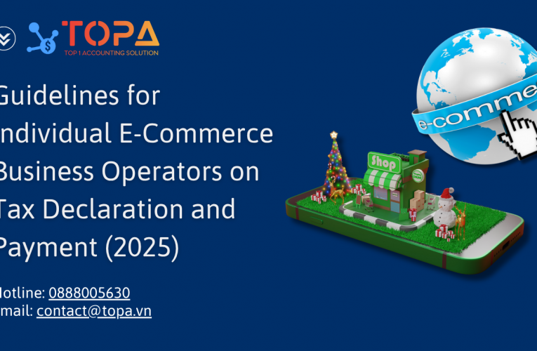 Individual E-Commerce Business Operators: Tax Declaration and Payment Guidelines (2025)￼