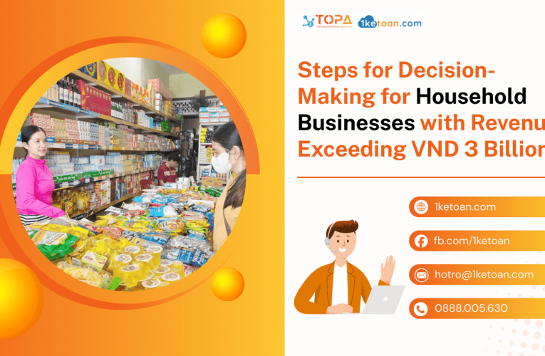 Steps for Decision-Making for Household Businesses with Revenue Exceeding VND 3 Billion&nbsp;