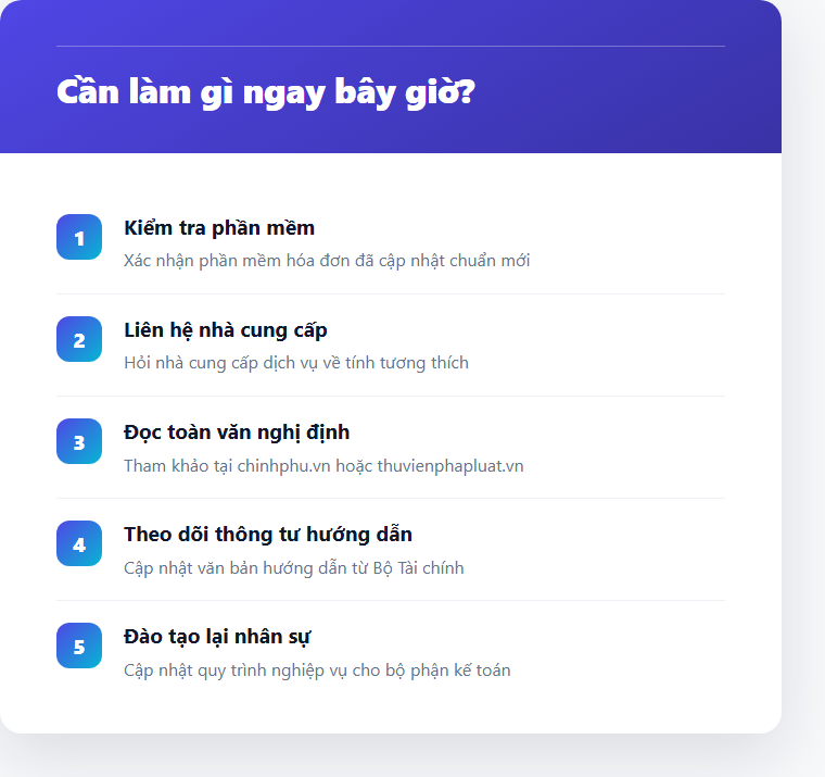 Checklist 5 việc cần làm ngay để tuân thủ Nghị định 254/2026/NĐ-CP