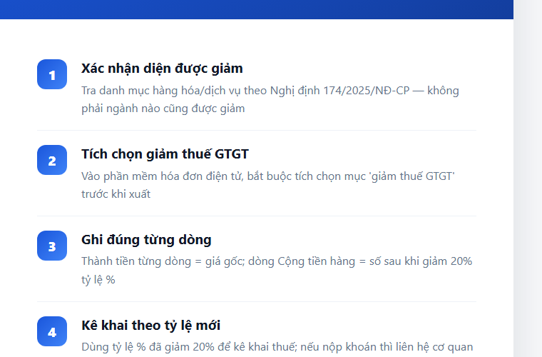 Xuất hóa đơn giảm thuế GTGT cho hộ kinh doanh: Đừng để sai một dòng số mà mất cả quyền lợi
