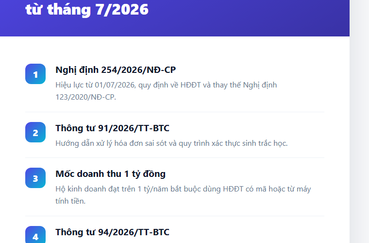 Bán hàng đa kênh và thuế 2026: Những quy định mới bắt buộc phải biết