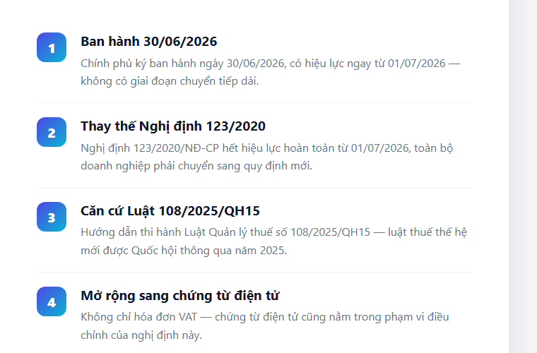 Nghị định 254/2026/NĐ-CP: Những điều kế toán & chủ doanh nghiệp BẮT BUỘC phải biết về hóa đơn điện tử từ 1/7/2026